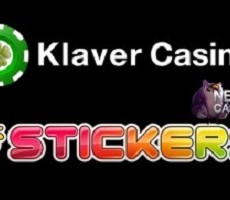 Stickers videoslot bij Klaver Casino