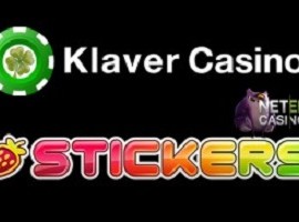 Stickers videoslot bij Klaver Casino